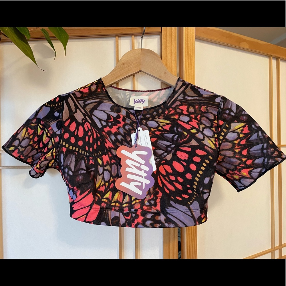 Yitty Butterfly Crop Top